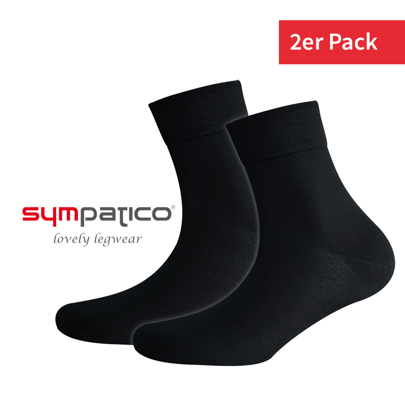 EzeeFit Anti-Rutsch-Socken Ultradünne unisex schwarz Größe 45-47 
